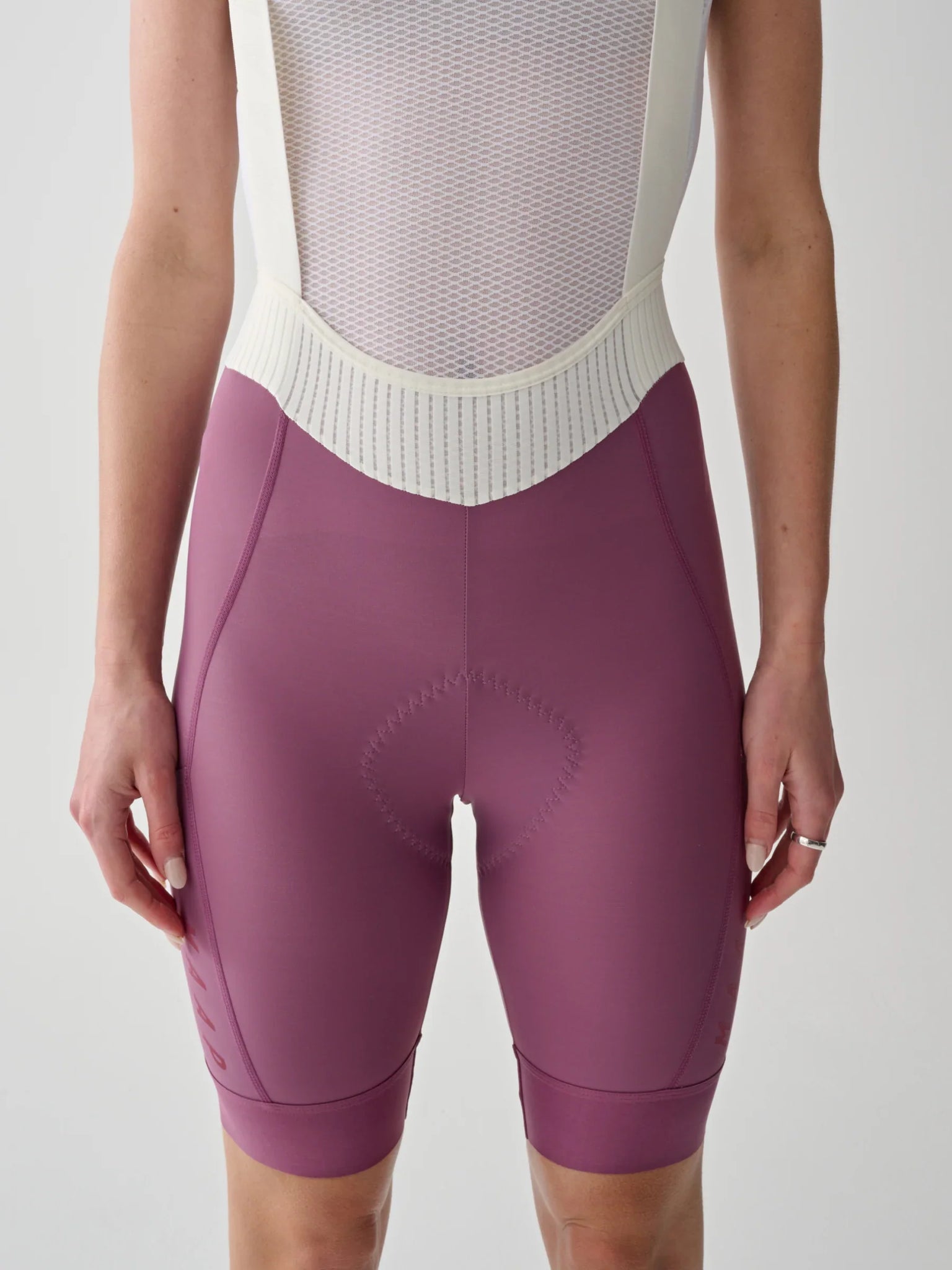 WOMEN´S SHORT TEAM BIB EVO - DARK MAUVE