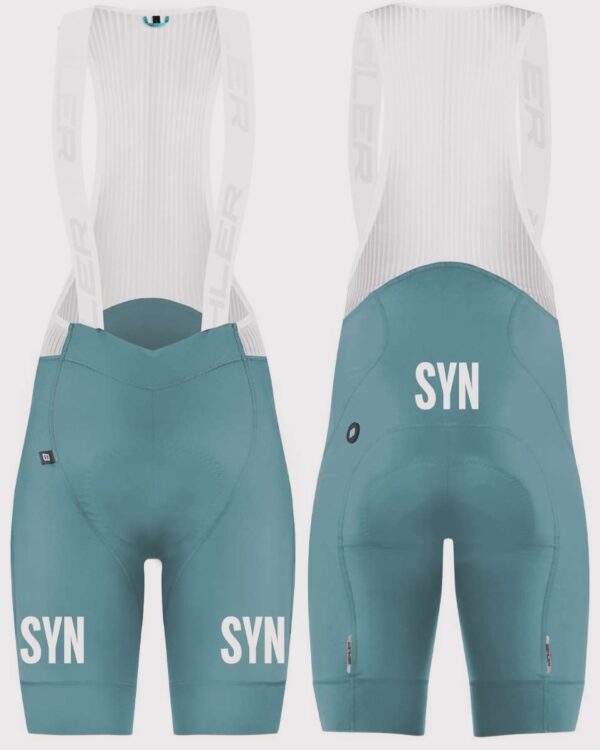 SYNDICATE PRO BIB SHORTS BLUE RAIN