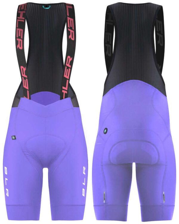 Statement Bib Shorts Lavender