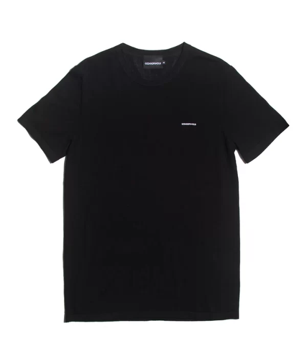 Merino Wool Knit Shirt Black