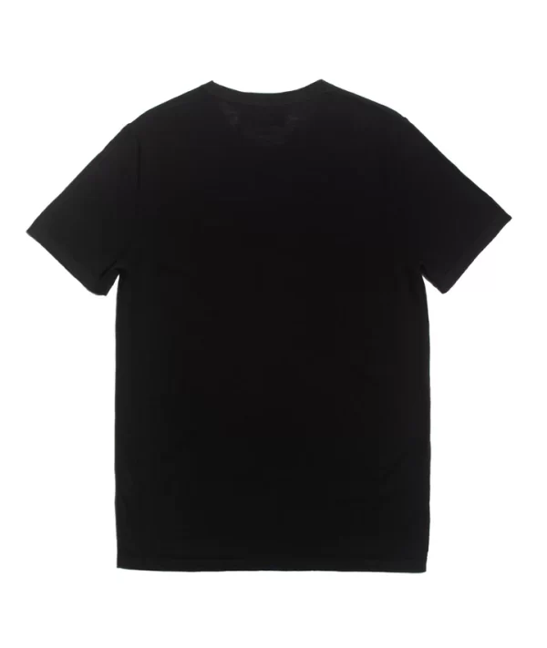 Merino Wool Knit Shirt Black